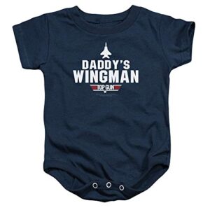 Top Gun Daddys Wingman Baby Onesie Bodysuit, 6 Months