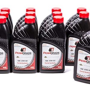 Brad Penn Oil 009-7119-12PK 20W-50 Partial Synthetic Racing Oil 12 pack