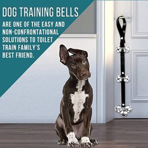 BLUETREE 2 Pack Upgraded Dog Doorbells Premium Quality Training Potty Great Dog Bells Adjustable Bells for Potty Training Your Puppy The Easy Way - 7 Extra Large Loud 1.4 DoorBells