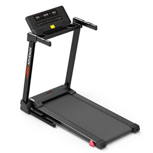 advenor treadmill motorized treadmills 2.5 hp electric running machine folding exercise incline fitness indoor (black)