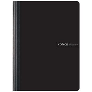 office depot® brand poly composition book, 7 1/2″ x 9 3/4″, college ruled, 160 pages (80 sheets), black