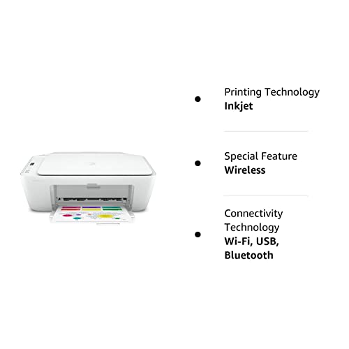 HP DeskJet 2752 Wireless All-in-One Color Inkjet Printer, Scan and Copy with Mobile Printing, 8RK11A (Renewed)