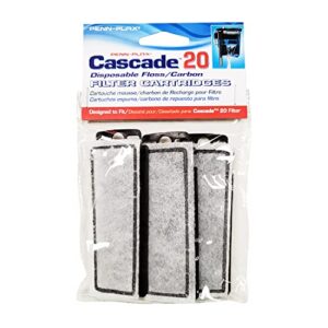 Penn-Plax CPF6C3 Cascade Hang-on Power Filter Replacement Cartridges - Pack of 1 (3 Count)