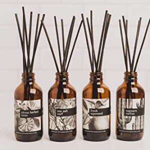 BROKEN TOP Natural Reed Diffuser Set. Citrus & Oakmoss. Reed Diffusers for Bedroom, Living Room, Office. Long Lasting Fragrance Diffuser. No Parabens & Phthalates - Citrus Herbed Tonic, 3.5 fl.oz