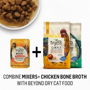 Beyond Purina Limited Ingredient, Natural Wet Cat Food Complement, Mixers Immune Support Chicken Bone Broth - (16) 1.55 oz. Pouches