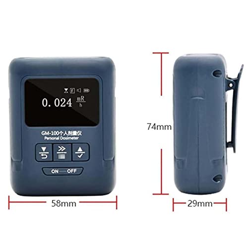 Geiger Counter Radioactivity Geiger Counter Nuclear Radiation Detector Dose Alarm Device Dosimeter Monitor Portable Digital Meter High Sensitivity