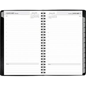 Office Depot® Brand Daily Planner, 5" x 8", Black, January To December 2023