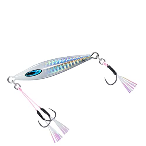 Daiwa Saltiga FK Jig TG SLJ 2.1 oz (60 g) PH Silver Glow Head