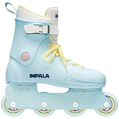 Impala Lightspeed Inline Skate - Sky Blue/Yellow (Women's Size 9)