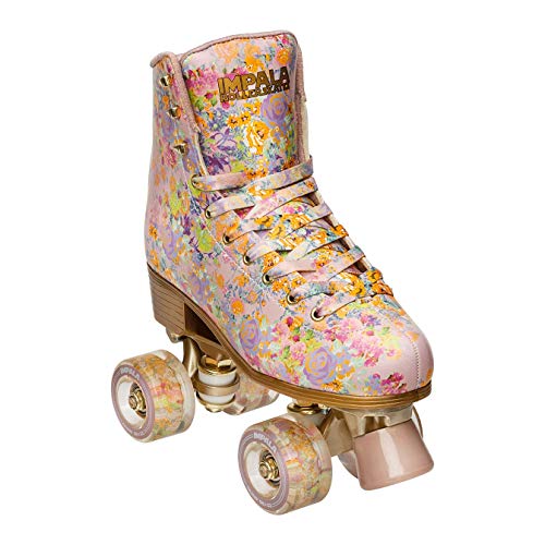 Impala Rollerskates Girl's Impala Quad Skate (Big Kid/Adult) Cynthia Rowley Floral 8 (US Men's 6, Women's 8) M