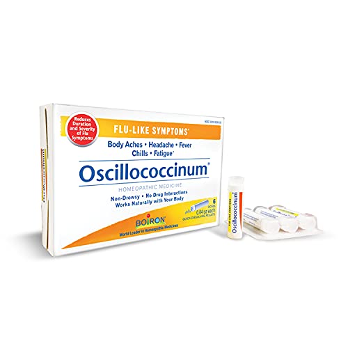 Boiron Oscillococcinum for Relief from Flu-Like Symptoms of Body Aches, Headache, Fever, Chills, and Fatigue - 6 Count