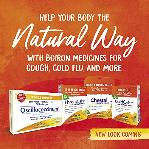 Boiron Oscillococcinum for Relief from Flu-Like Symptoms of Body Aches, Headache, Fever, Chills, and Fatigue - 6 Count