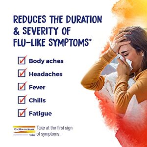 Boiron Oscillococcinum for Relief from Flu-Like Symptoms of Body Aches, Headache, Fever, Chills, and Fatigue - 6 Count