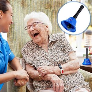 2 Pieces Ring for Nurse Bell Nurse Hand Call Bell Patient Alerting Bell Hand Ringing Alarm for Calling Attention Care Assistance Emergency