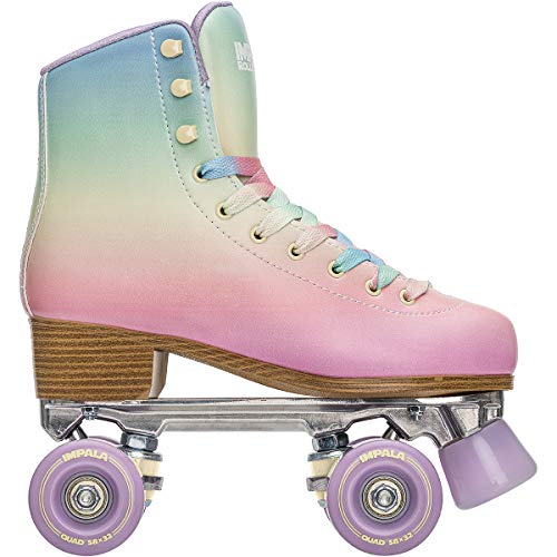Impala Rollerskates Girl's Impala Quad Skate (Big Kid/Adult) Pastel Fade 9 (US Men's 7, Women's 9) M