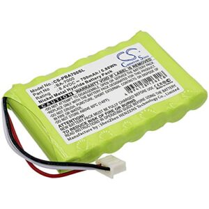 axyd replacement compatible with battery brother ba-7000 pt-7600, pt-7600 label printer, 7600vp