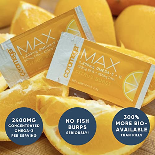MAX Omega-3, Citrus Burst Flavor, 90 Count