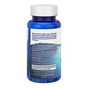 DrinkHRW Rejuvenation Hydrogen Water Tablets Clinically Shown to Increase Alertness and Improve Fitness Recovery Maximum Strength Highest Delivering Dose of Molecular Hydrogen (Raspberry 60 Tablets)