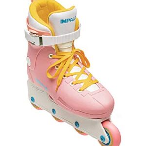 Impala Lightspeed Inline Skate (US 5 / EU 36 / UK 3, Pink/Yellow)