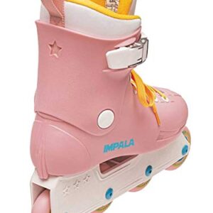 Impala Lightspeed Inline Skate (US 5 / EU 36 / UK 3, Pink/Yellow)