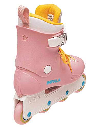 Impala Lightspeed Inline Skate (US 5 / EU 36 / UK 3, Pink/Yellow)