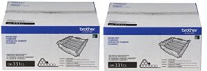 brother printer dr331cl drum unit set lpifck, 2pack (drum)