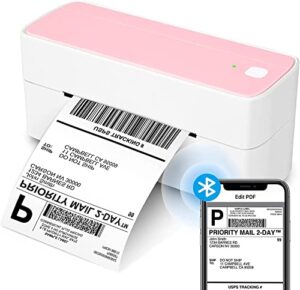 omezizy bluetooth thermal shipping label printer – 241bt wireless 4×6 label printer for small business & package, compatible with android, iphone, windows, mac os, ebay, amazon, shopify, etsy, usps