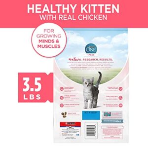 Purina ONE High Protein, Natural Dry Kitten Food, +Plus Healthy Kitten Formula - 3.5 lb. Bag