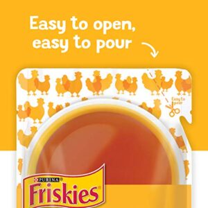 Friskies Purina Lil' Gravies Roasted Chicken Flavor Cat Food Complement - (16) 1.55 oz. Pouches