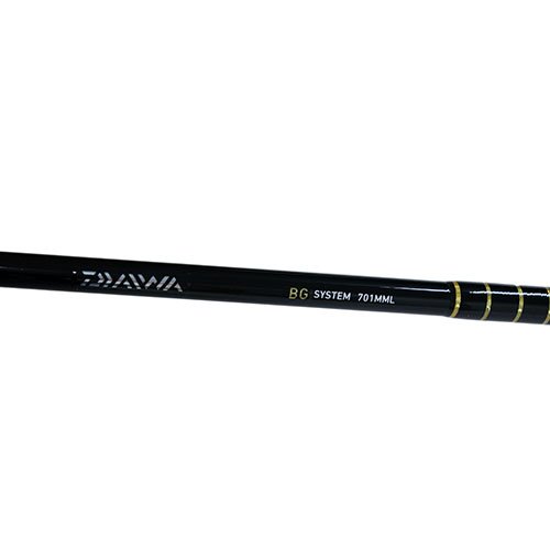 Daiwa BG2500/701MML BG Saltwater Pre-Mounted Combo, 2500, 5.1 Gear Ratio, 6 + 1 Bearing, 7', 1Piece, Spinning