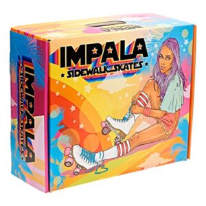 Impala Rollerskates Girl's Impala Quad Skate (Big Kid/Adult) Leopard 6 (US Men's 4, Women's 6) M