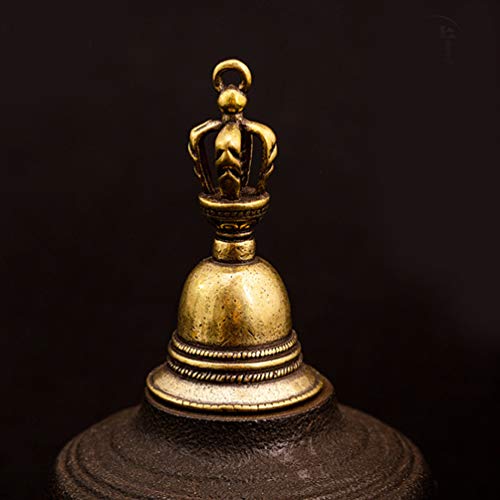 ARTIBETTER Copper Hand Bell Call Bell Vintage Wedding Bell Reception Dinner Shop Hotel Service Bell