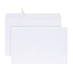 office depot clean seal(tm) invitation envelopes, 5 3/4in. x 8 3/4in., white, box of 100, 12030