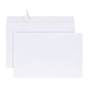 Office Depot Clean Seal(TM) Invitation Envelopes, 5 3/4in. x 8 3/4in., White, Box Of 100, 12030