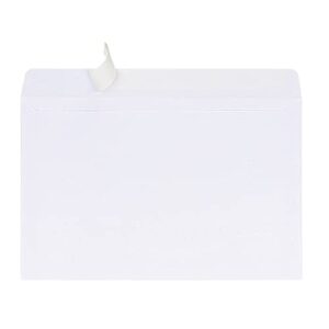 Office Depot Clean Seal(TM) Invitation Envelopes, 5 3/4in. x 8 3/4in., White, Box Of 100, 12030
