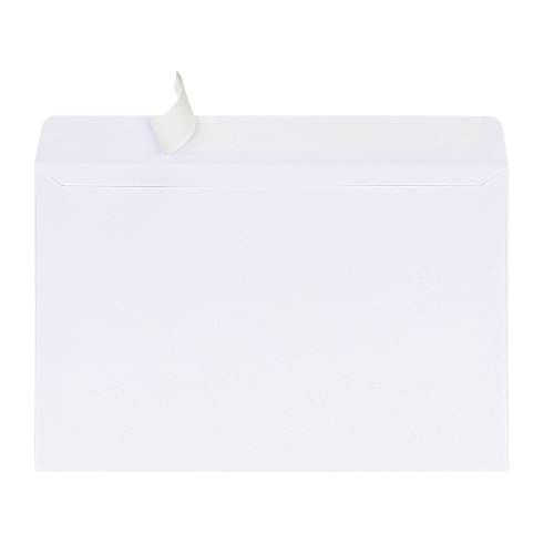 Office Depot Clean Seal(TM) Invitation Envelopes, 5 3/4in. x 8 3/4in., White, Box Of 100, 12030