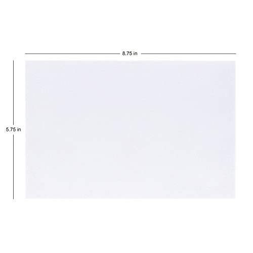 Office Depot Clean Seal(TM) Invitation Envelopes, 5 3/4in. x 8 3/4in., White, Box Of 100, 12030