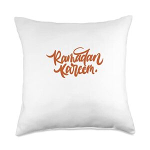 top fit ramadan kareem throw pillow, 18×18, multicolor