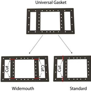 Smartline Caribbean 15-Foot-by-30-Foot Oval Overlap Liner | 48-to-52-Inch Wall Height | 25 Gauge Virgin Vinyl | Designed for Steel Sided Above-Ground Swimming Pools | Universal Gasket Kit Included