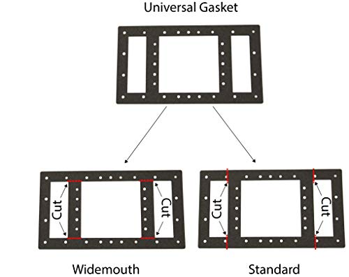 Smartline Caribbean 15-Foot-by-30-Foot Oval Overlap Liner | 48-to-52-Inch Wall Height | 25 Gauge Virgin Vinyl | Designed for Steel Sided Above-Ground Swimming Pools | Universal Gasket Kit Included