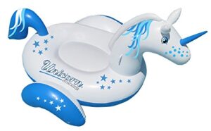 swimline giant inflatable unicorn ride-on pool float
