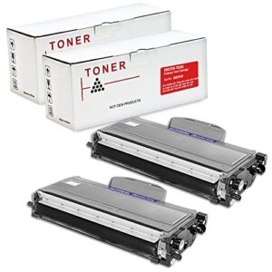 generic compatible toner cartridge compatible w/ brother tn-360 high yield, black, compatible 2 pack