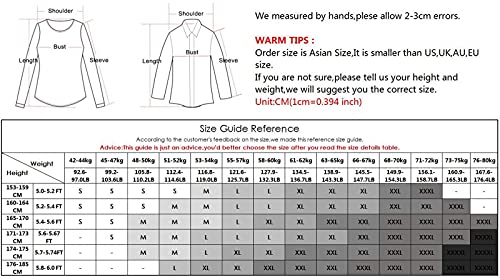 Pale Pink Shirts for Women top Long Sleeve for Women Black v Neck Long Sleeve Women Long Plain red Shirt White Tank Tops for Women v Neck Loose Products Sold by only for Women Shirts Christmas