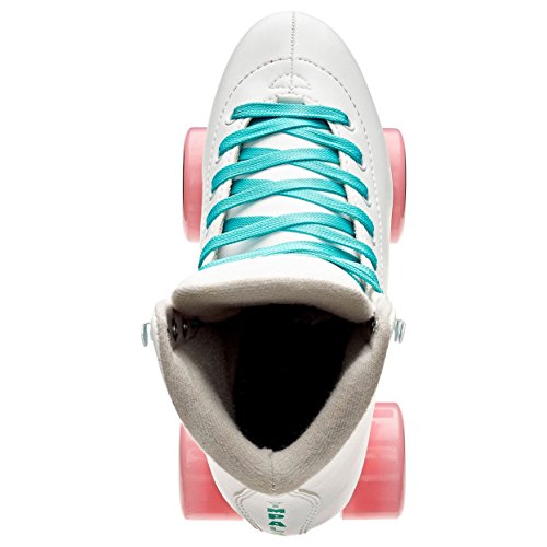 Impala Rollerskates Girl's Impala Quad Skate (Big Kid/Adult) White 9 (US Men's 7, Women's 9) M