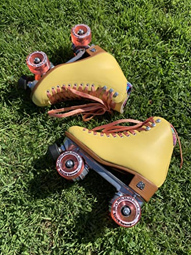 Moxi Skates - Beach Bunny - Fashionable Womens Roller Skates | Strawberry Lemonade | Size 7