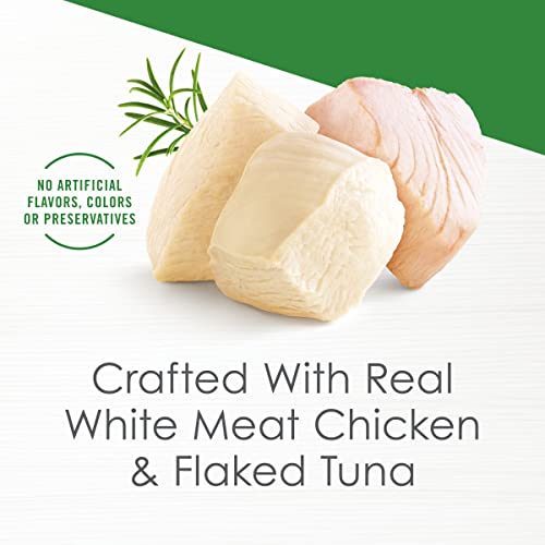 Fancy Feast Purina Gravy, Grain Free Wet Cat Food Complement, Appetizers White Meat Chicken & Flaked Tuna - (10) 1.1 oz. Trays