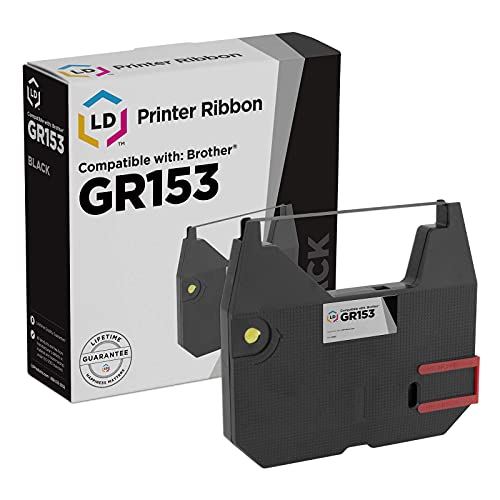 LD Compatible Printer Ribbon Cartridge Replacement for Brother 1030 GR153 (Black)