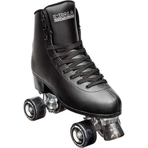 impala rollerskates impala quad skate (big kid/adult) black 3 (us men’s 1, women’s 3) m