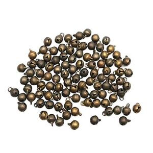 6mm bronze jingle bell/small bell/mini bell diy bracelet anklets necklace knitting/jewelry making,100pcs