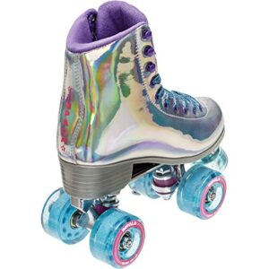 Impala Rollerskates Girl's Impala Quad Skate (Big Kid/Adult) Holographic 11 (US Men's 9, Women's 11) M